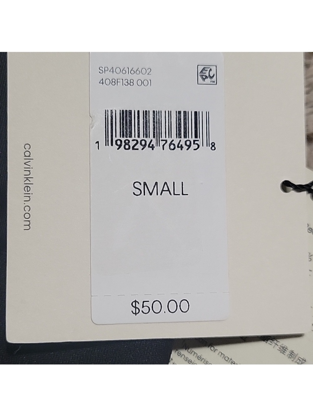 Calvin Klein Black Racerback Bralette size sm - Picture 6 of 6